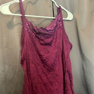 Burgundy 4x Maurice’s cami